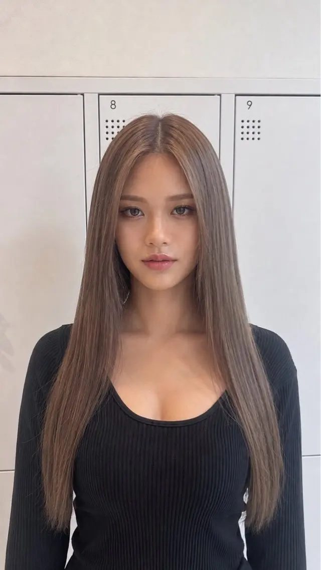 ロング カラー ブリーチ ブリーチなしカラー ヘアカラー メンズカット募集中 /HINAのヘアスタイル