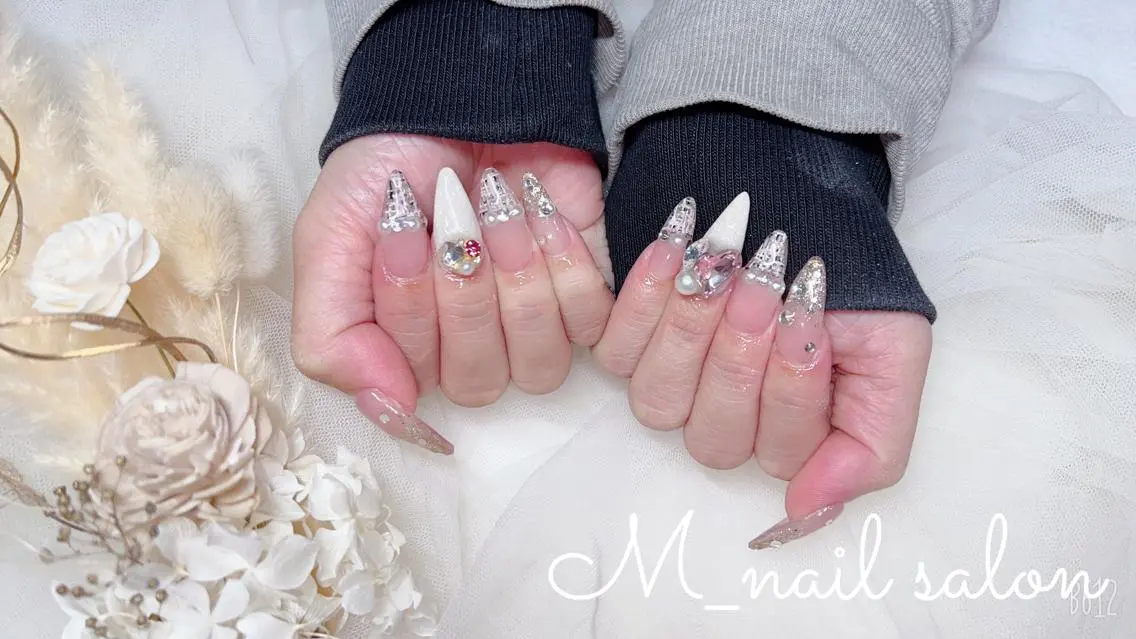 ネイル スカルプネイル M_ nail salonのネイルデザイン