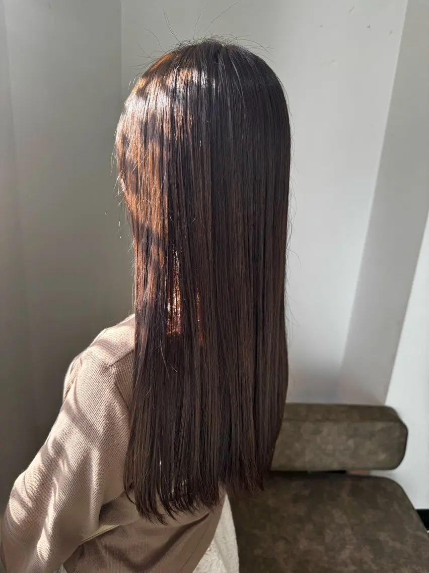 ロング ヘアカラー ヘッドスパ レイヤー🍓Sap 美桜🌸mioのヘアスタイル