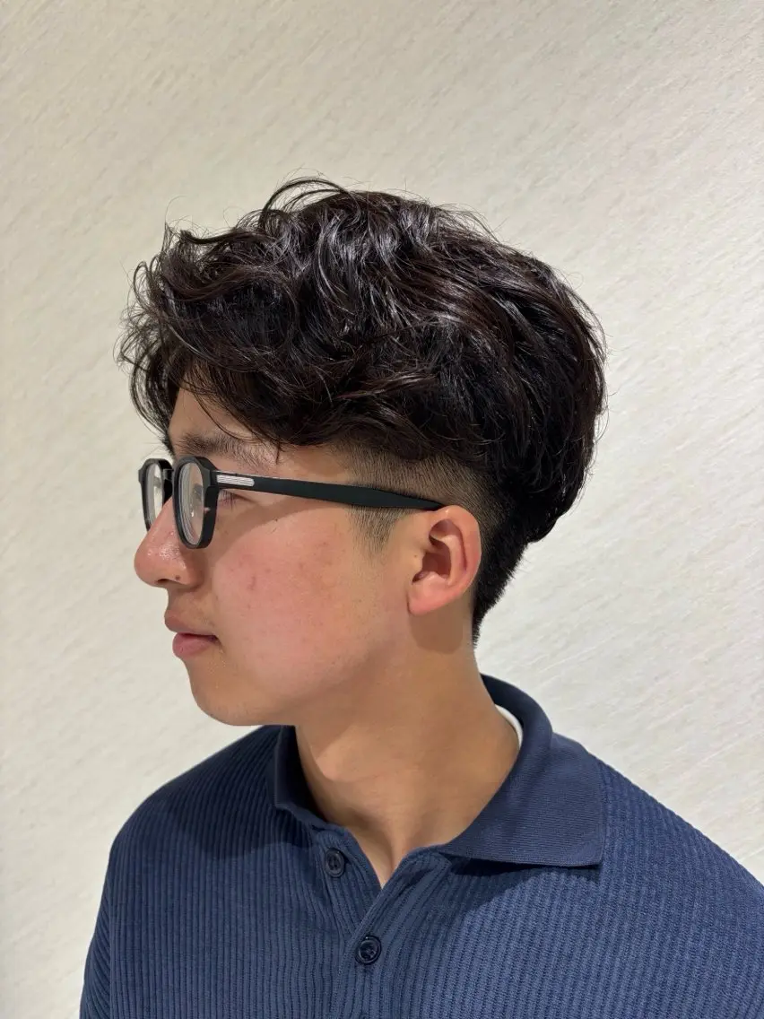 パーマ メンズ HANABUSA金田 恭平のヘアスタイル