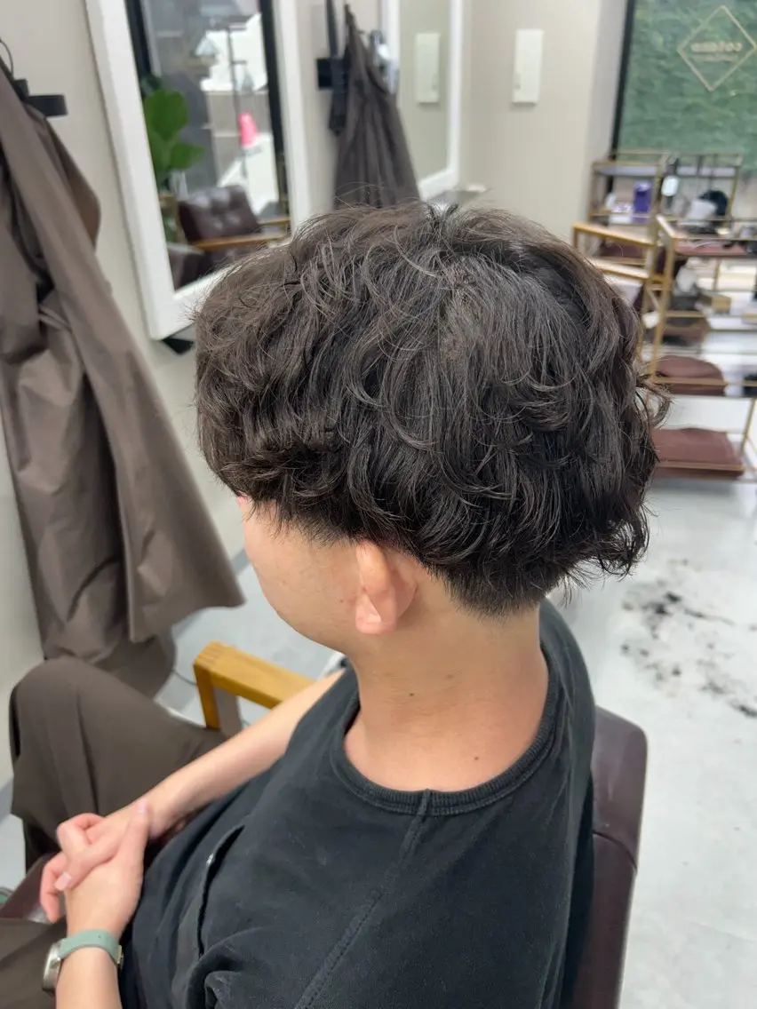 パーマ メンズ 出口 駿光のヘアスタイル
