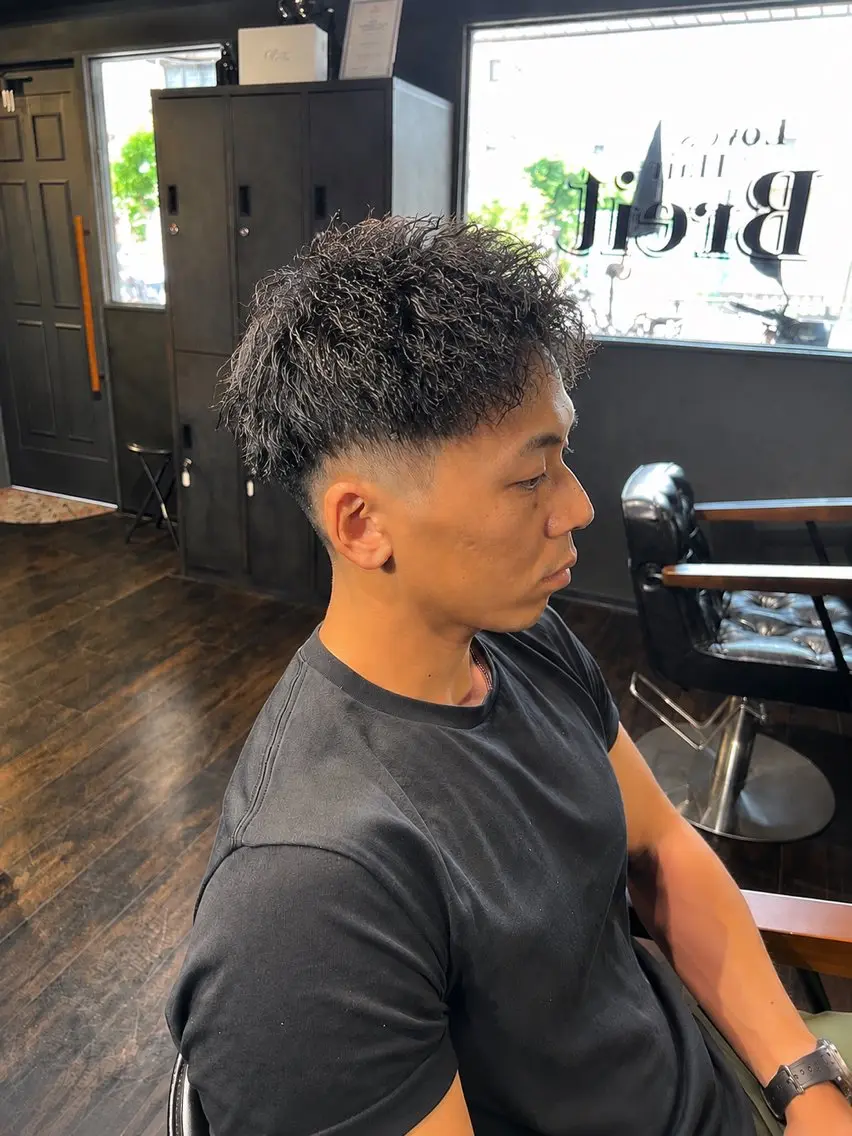 パーマ メンズ カット パーマ Love&Hair Breit/下川のヘアスタイル