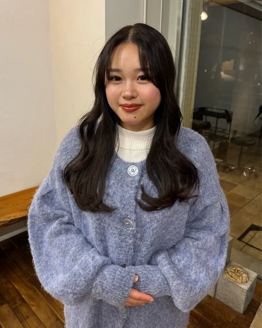 ロング カラー たけかわ みちのヘアスタイル