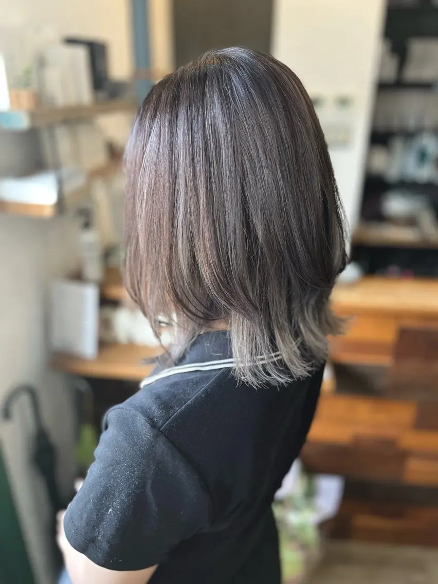ミディアム カラー olino【西田辺】 KAORIのヘアスタイル
