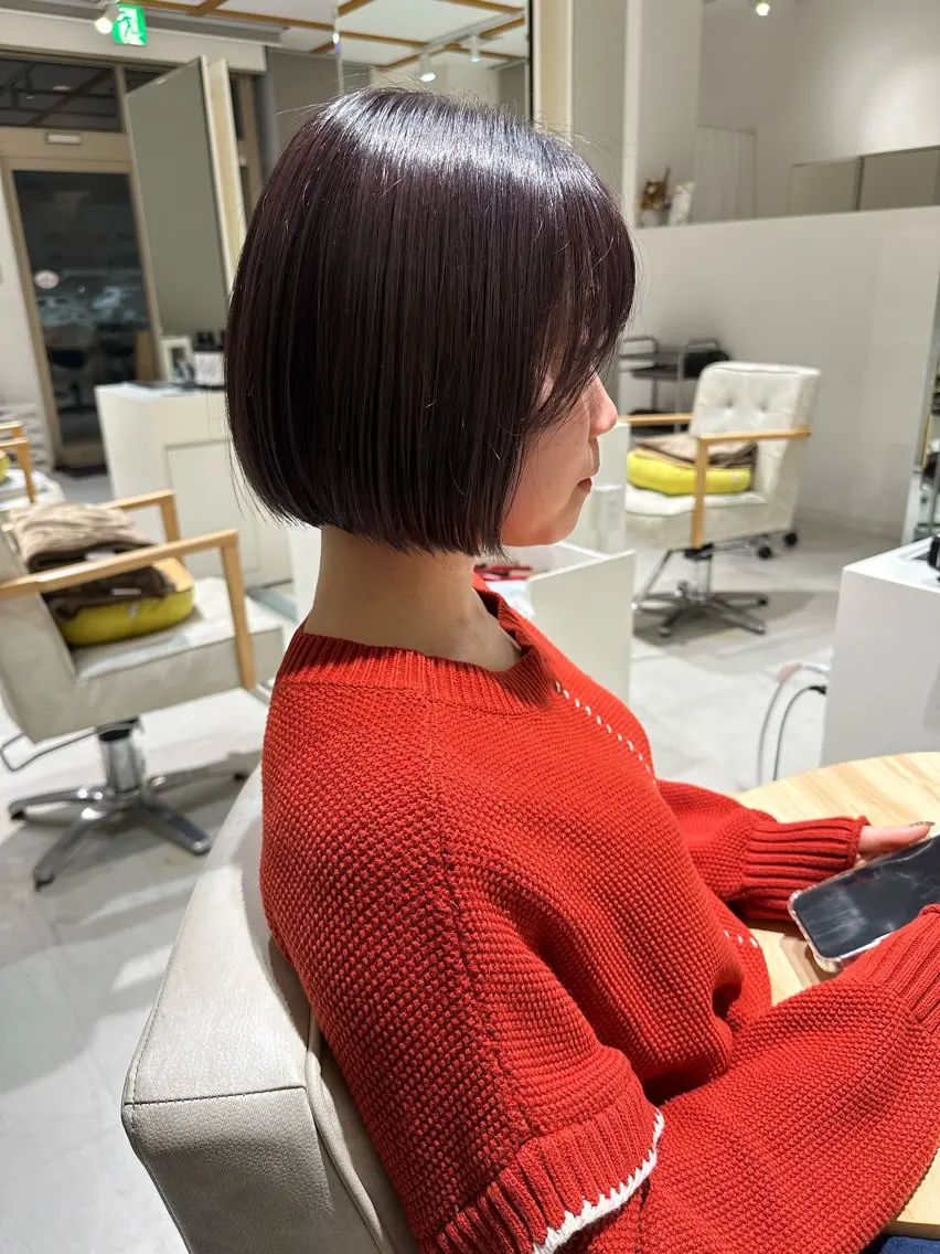 ミディアム ヘアカラー ハイトーン/福井 🦖/服部じんのヘアスタイル