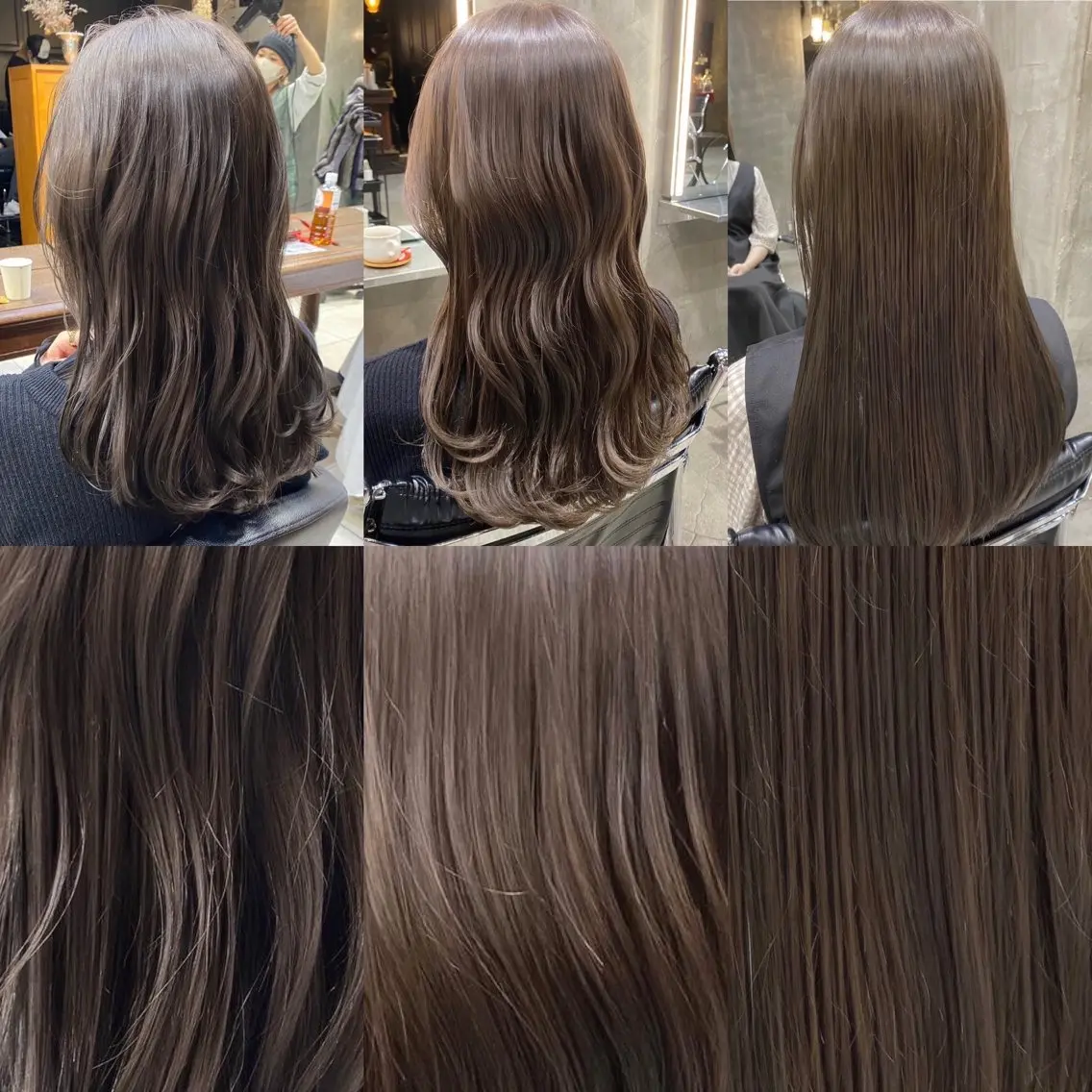 カラー ブリーチ ダブルカラー ブリーチなしカラー 透明感カラー🌿 グレージュ🐺陽介のヘアスタイル