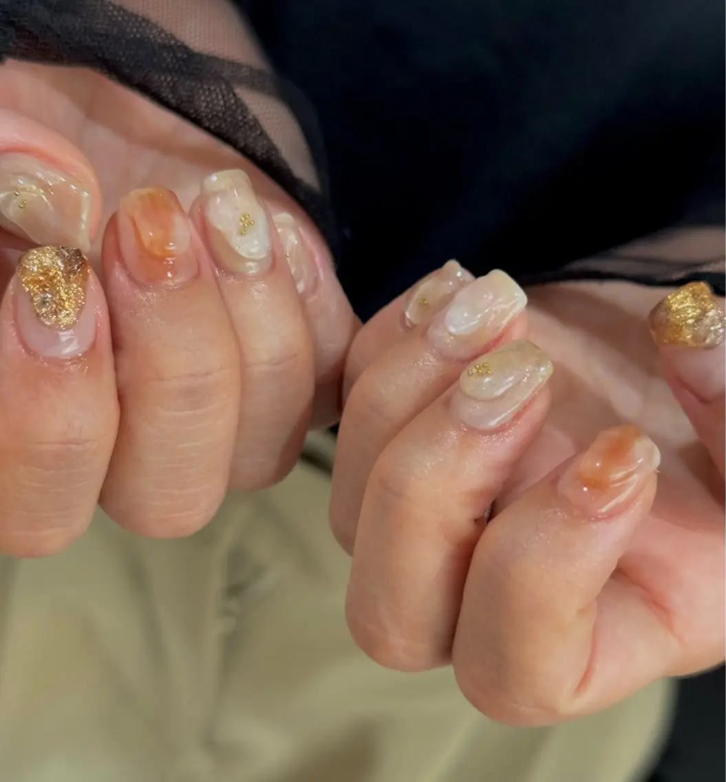 ネイル ぷっくりネイル ハンドネイル Blé nailのネイルデザイン