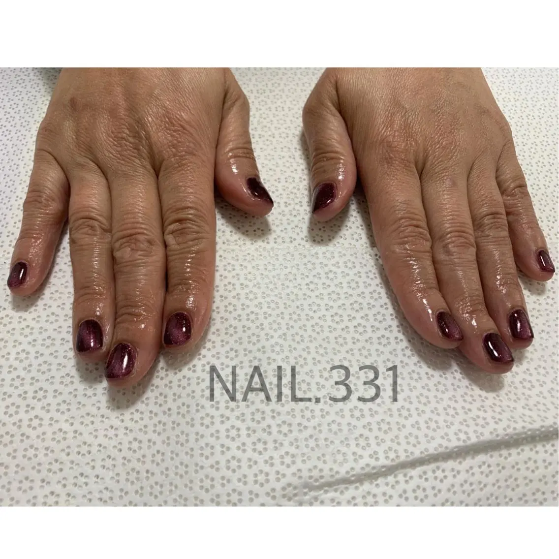 ネイル オーロラネイル クリアネイル フラッシュネイル フラワーネイル フレンチネイル ハンドネイル Nail 331のネイルデザイン