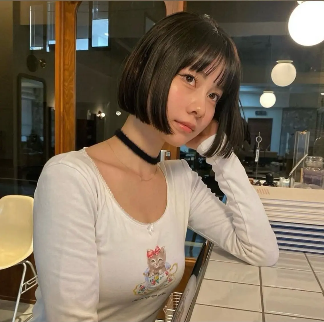 ショート ボブ ボブ 暖色カラー /rinkaのヘアスタイル