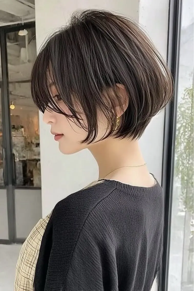 ショート カラー ヘアカラー 韓国×艶ハイトーンが かわいい✨️リオ🍒のヘアスタイル
