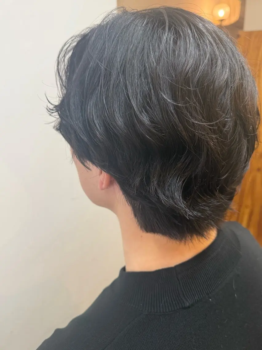 パーマ メンズ メンズパーマ ニュアンスパーマ 青木 順のヘアスタイル