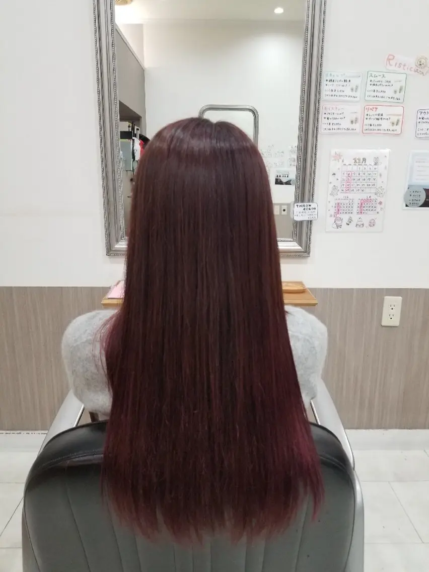 カラー ヘアカラー トリートメント 暖色🍎透明感カラー 🩵小林かりんのヘアスタイル