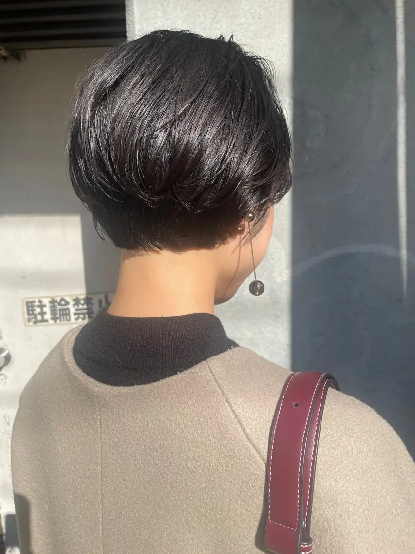 ショート ショートヘア カット ayane⭐️ボブ・ ショート・パーマのヘアスタイル