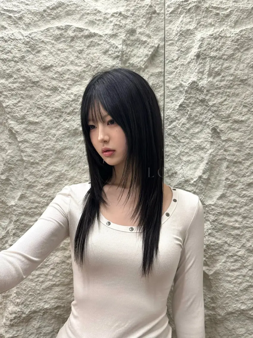 モデルカット レイヤーカット Aujuaの写真
