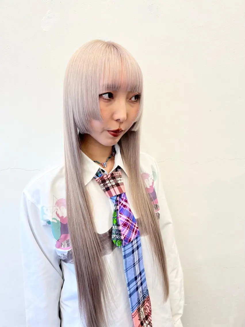 ロング カラー ヘアカラー トリートメント HARU//原宿🤍 リピート率NO.1のヘアスタイル
