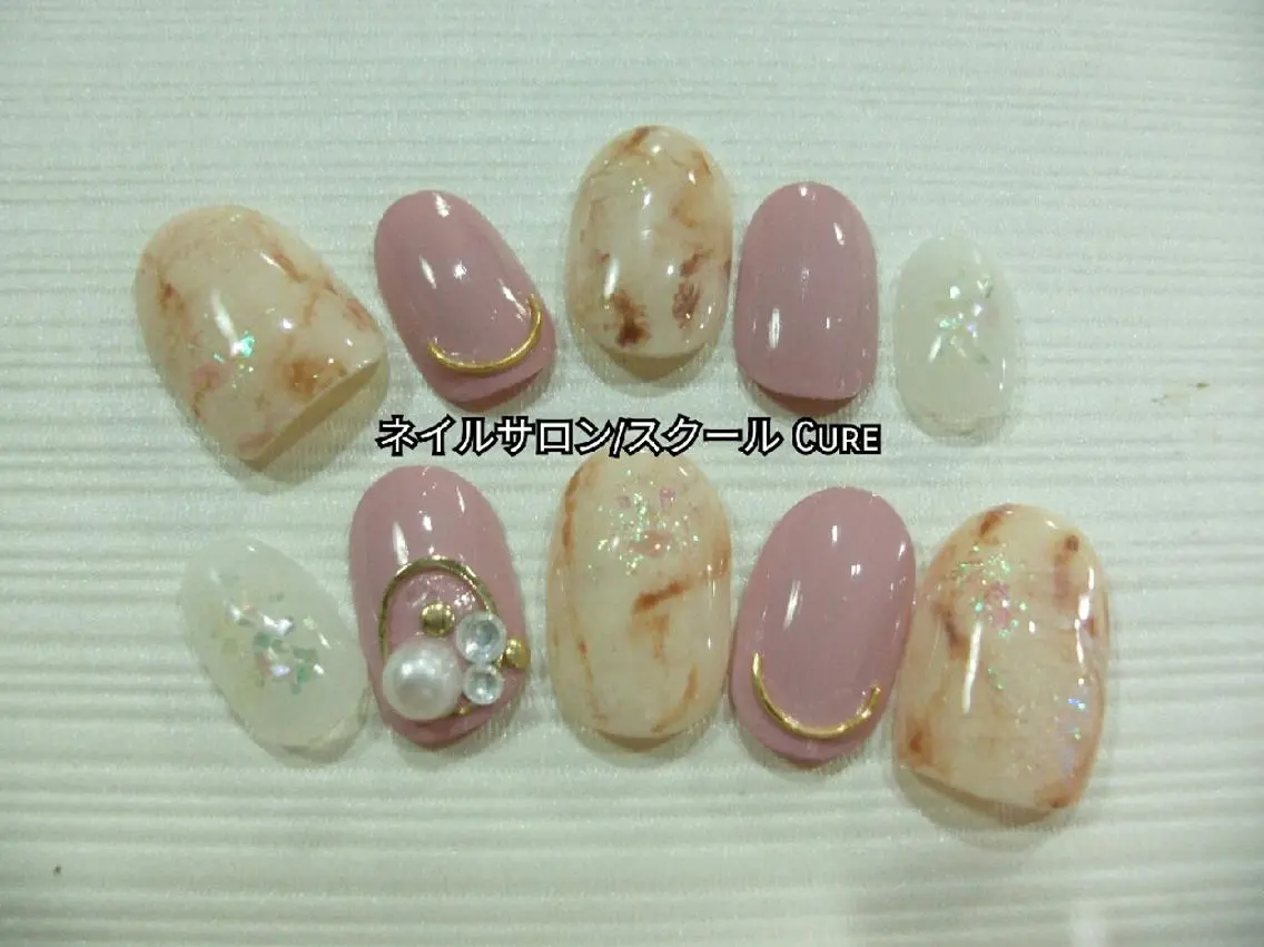 ネイル ネイルチップ ネイルサロン Cureのネイルデザイン