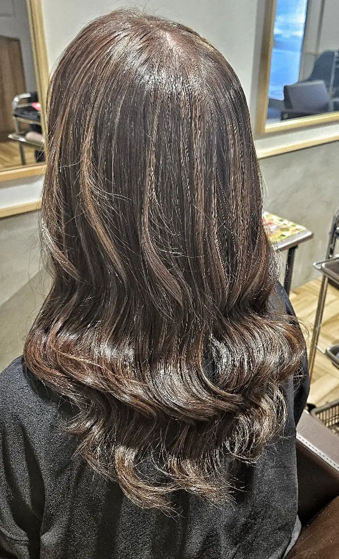 カラー ロング ハイライトカラー ハイライト ✨Yuka ✂️ハイライト💕のヘアスタイル