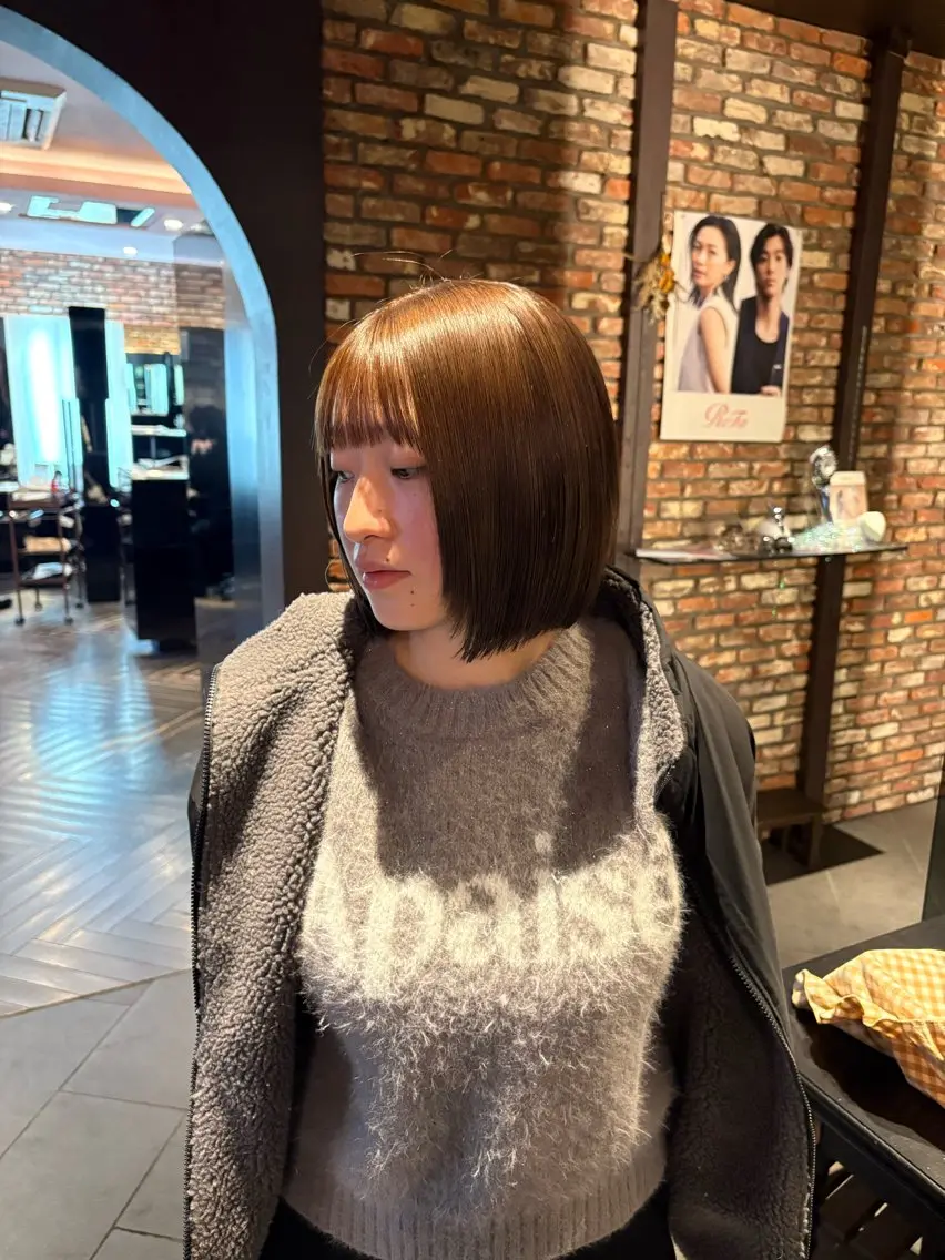 （リピーター様）cut＋color＋treatment.*･ﾟの写真