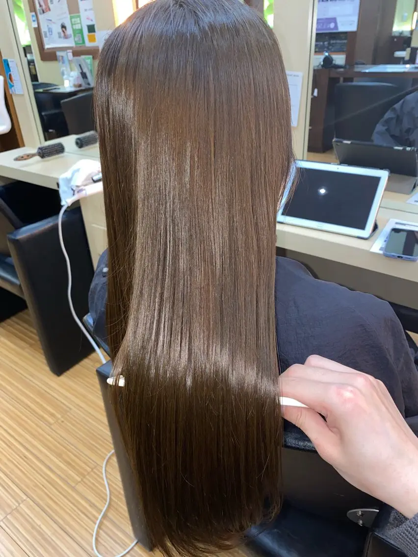 ロング カラー 髪質改善 トリートメント ヘアカラー トリートメント 髪質改善/浅沼 亮のヘアスタイル