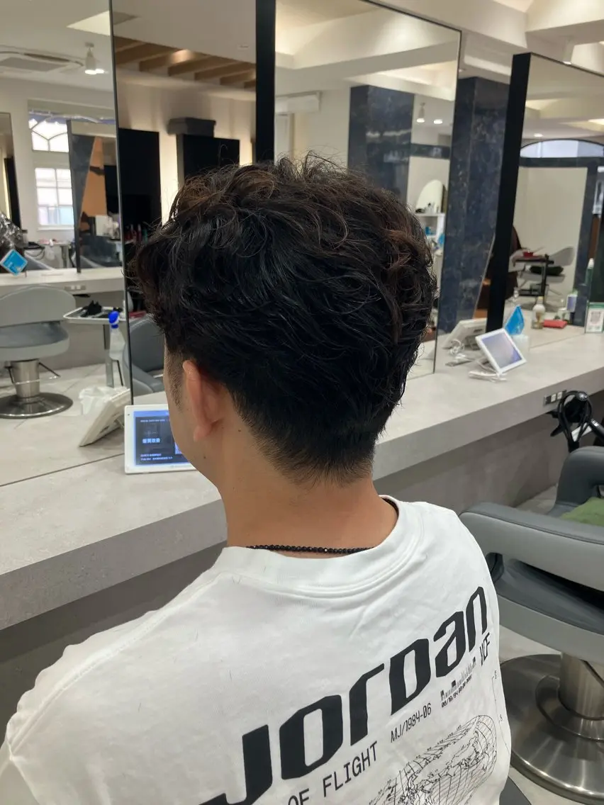 メンズ 沼尻 心のヘアスタイル