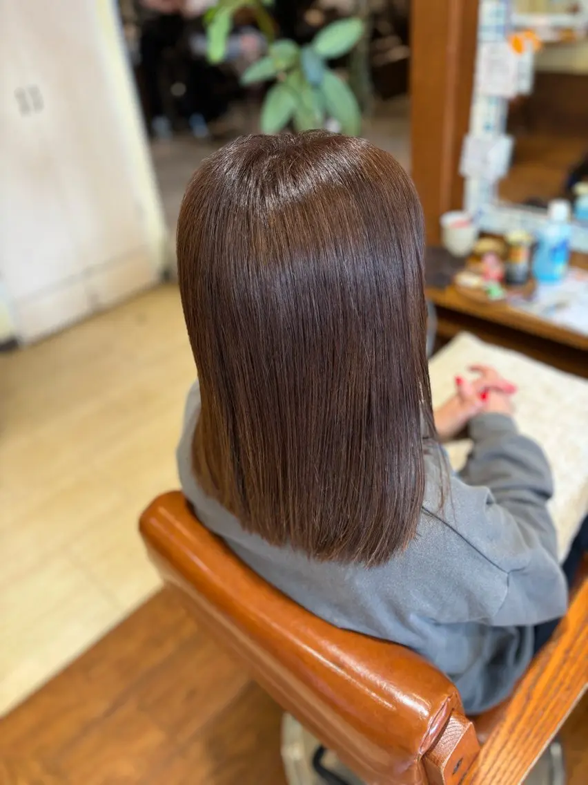 ミディアム カラー 加藤 真衣のヘアスタイル