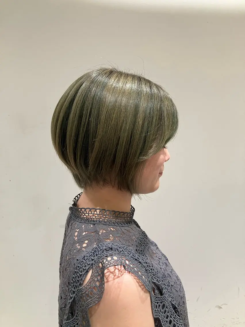 ショート ショートヘア 平松 里穗のヘアスタイル