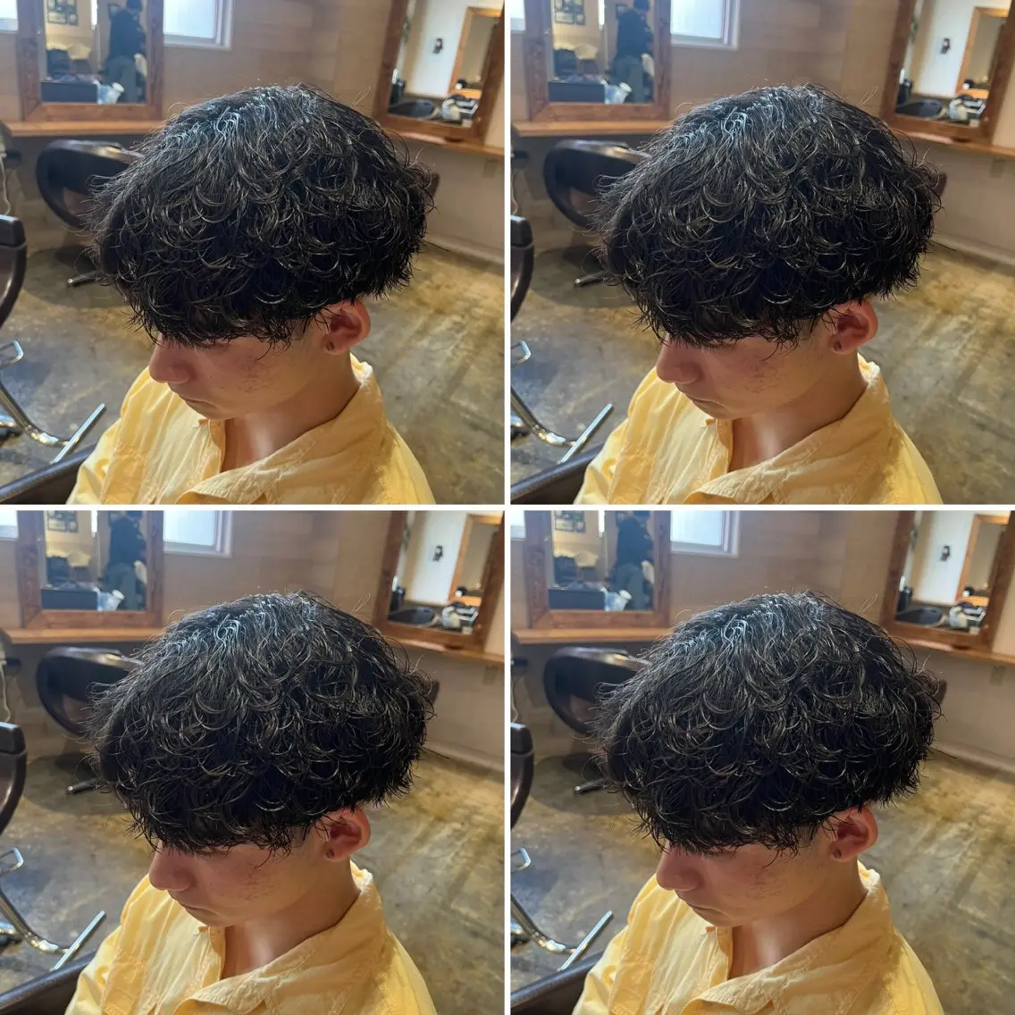 パーマ メンズ カット パーマ トリートメント ヘアセット メンズパーマ特化 店長望月謙二郎のヘアスタイル