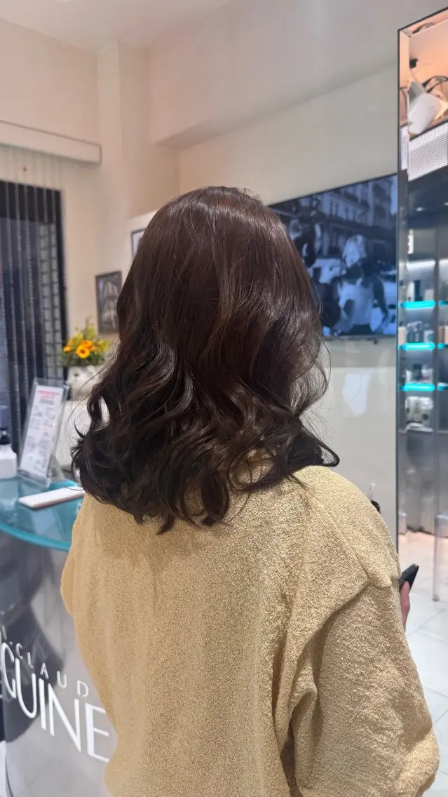 セミロング カラー ヘアカラー ルナ/モデル募集🎀 /バレイヤージュのヘアスタイル