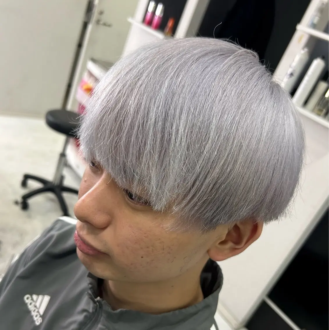 ショート カラー パーマ ヘアアレンジ メンズ カット ヘアカラー トリートメント 🔥メンズパーマ 特化 渡辺一翔のヘアスタイル