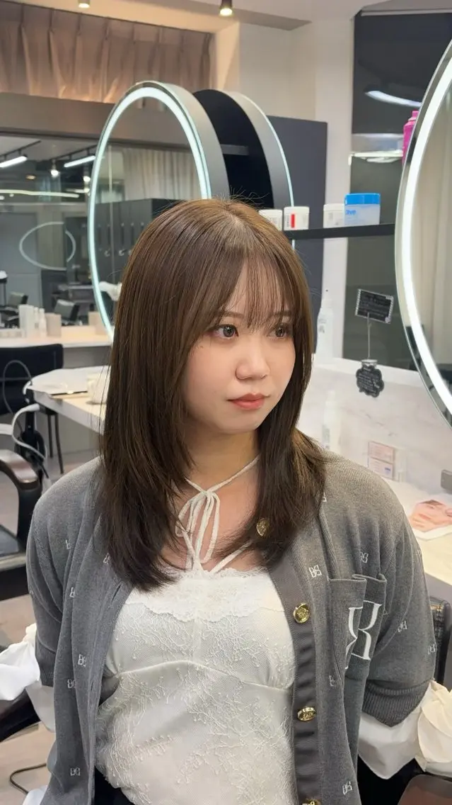 【新規限定】髪質改善カラー💫毛髪強化トリートメント配合✨の写真