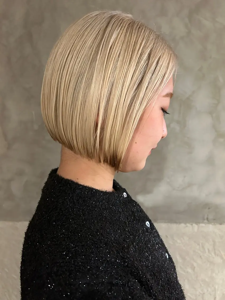 ショート カラー カット ヘアカラー トリートメント ayane⭐️ボブ・ ショート・パーマのヘアスタイル