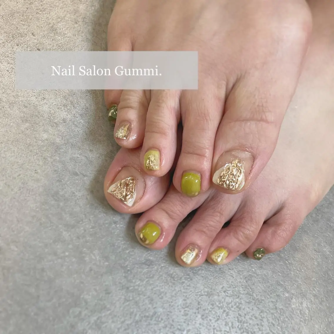 ネイル ピスタチオネイル Nail Salon Gummi.のネイルデザイン