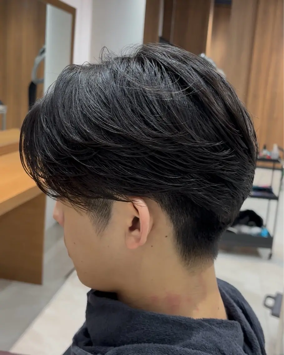 パーマ メンズ カット 縮毛矯正 高崎 堅心のヘアスタイル