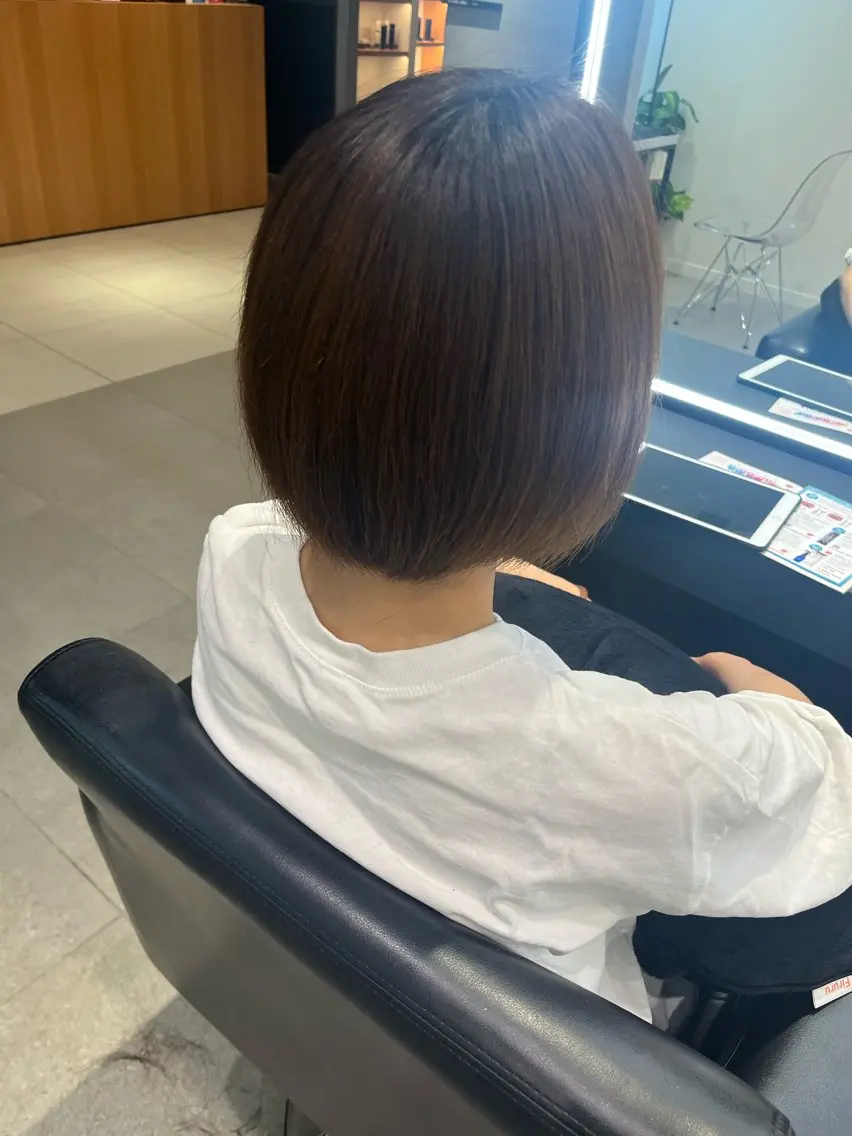 ショート 顔周りレイヤー 髪質改善 / AYUのヘアスタイル