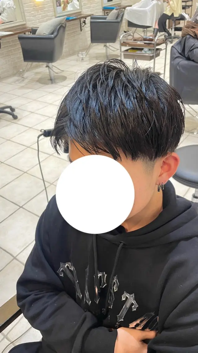 メンズ 🩵RIKO🩵 透明感カラー🫧のヘアスタイル