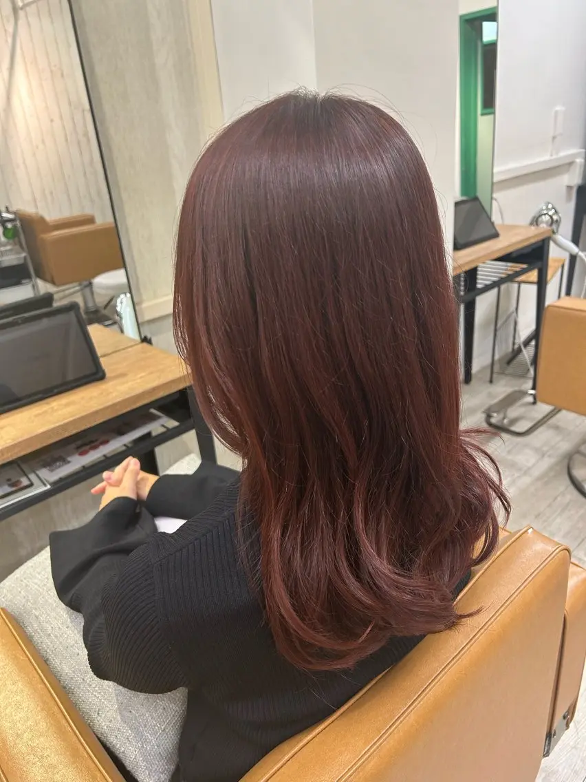 セミロング カラー ⚜️メンズカット・パ ーマ/ひかる⚜️のヘアスタイル