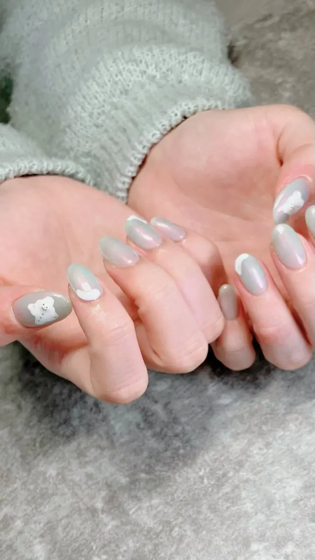 ネイル ハンドネイル ハンドケア shino🌟 痛ネイルのネイルデザイン