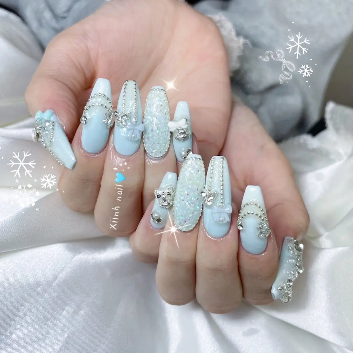 ネイル ブラウン チークネイル 桜ネイル 長さ出し フットネイル ハンドネイル XIINH NAIL SALONのネイルデザイン