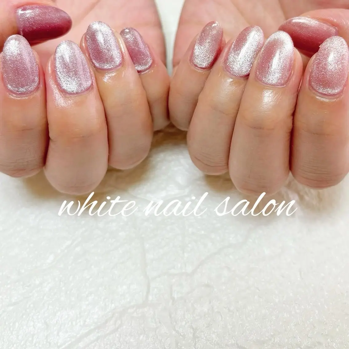 ネイル ホワイト ハンドネイル white nail salonのネイルデザイン