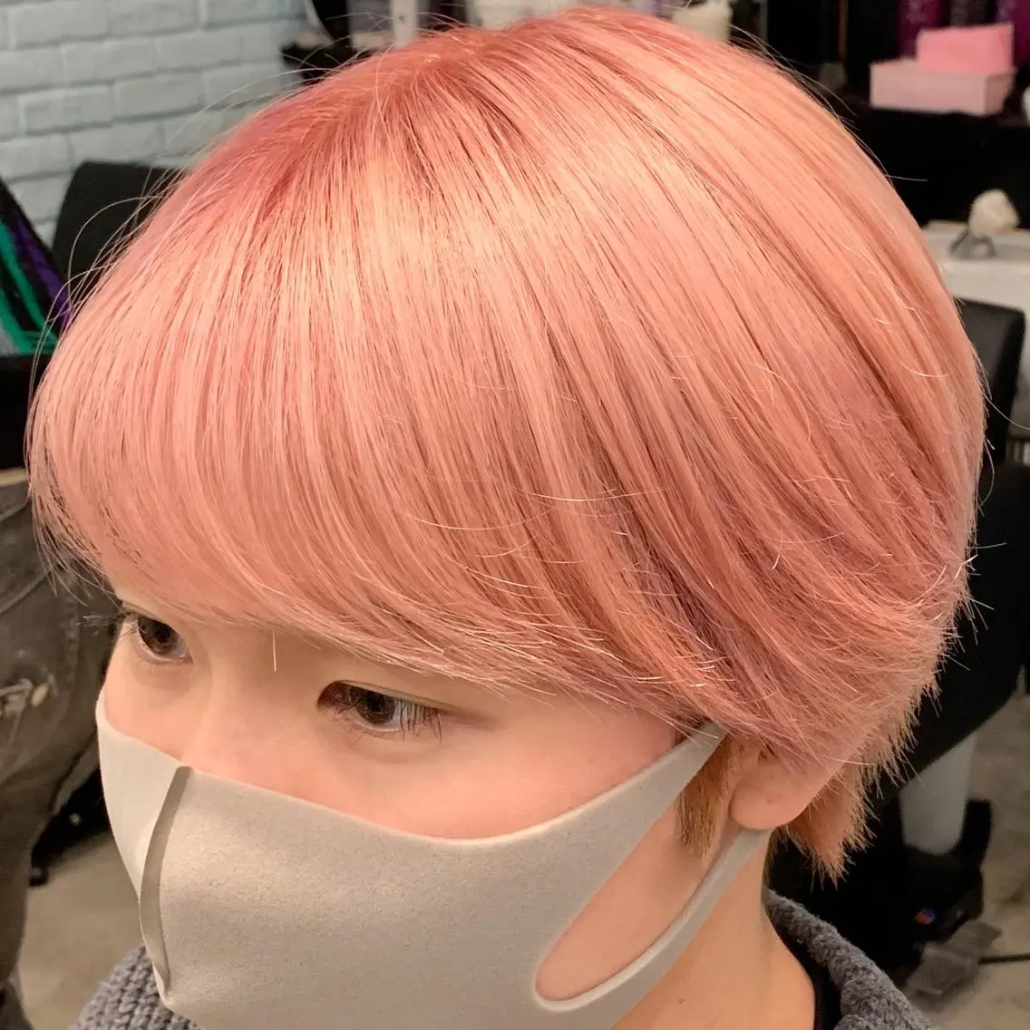 ショート カラー ヘアアレンジ メンズ ヘアカラー トリートメント メンズスタイル ly本厚木のヘアスタイル