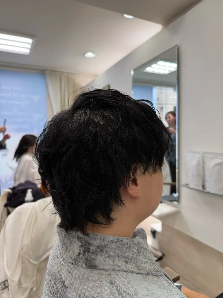 パーマ カット パーマ 栗田 優月のヘアスタイル
