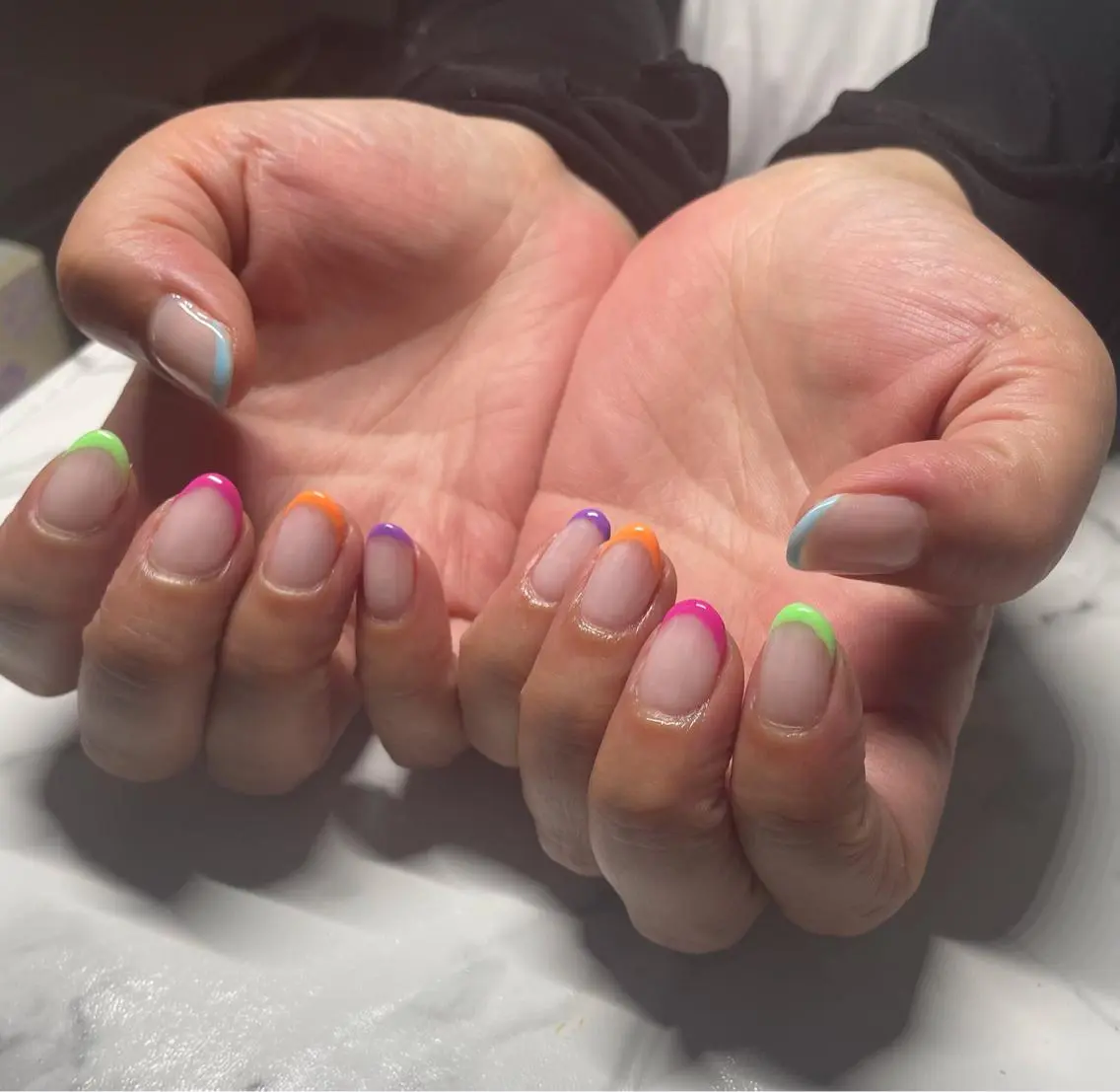 ネイル フレンチネイル Salon Improveのネイルデザイン