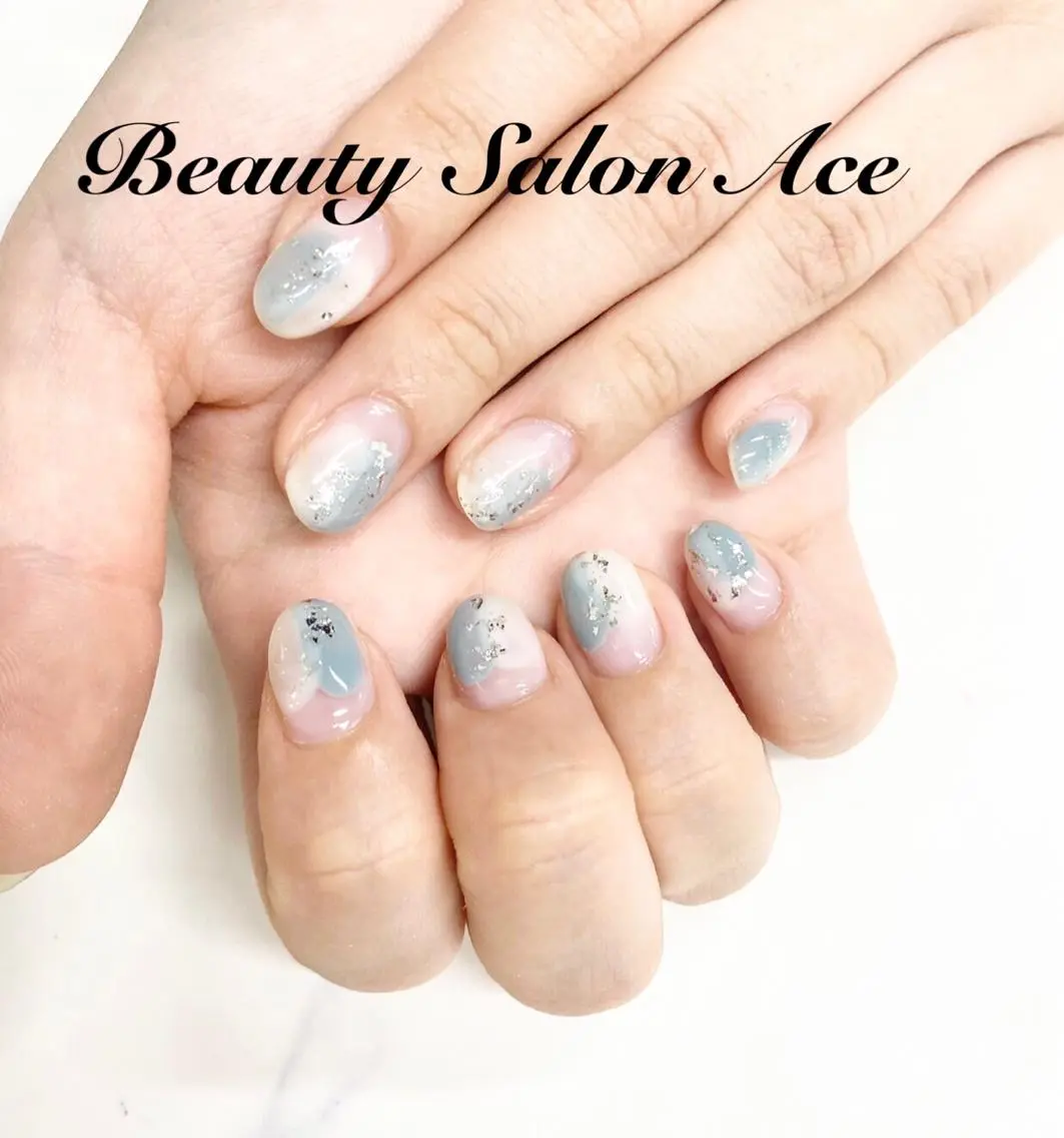ネイル アートネイル 長さ出し ジェルネイル メンズネイル ニュアンスネイル 池袋フィルイン Ace♡Nailのネイルデザイン