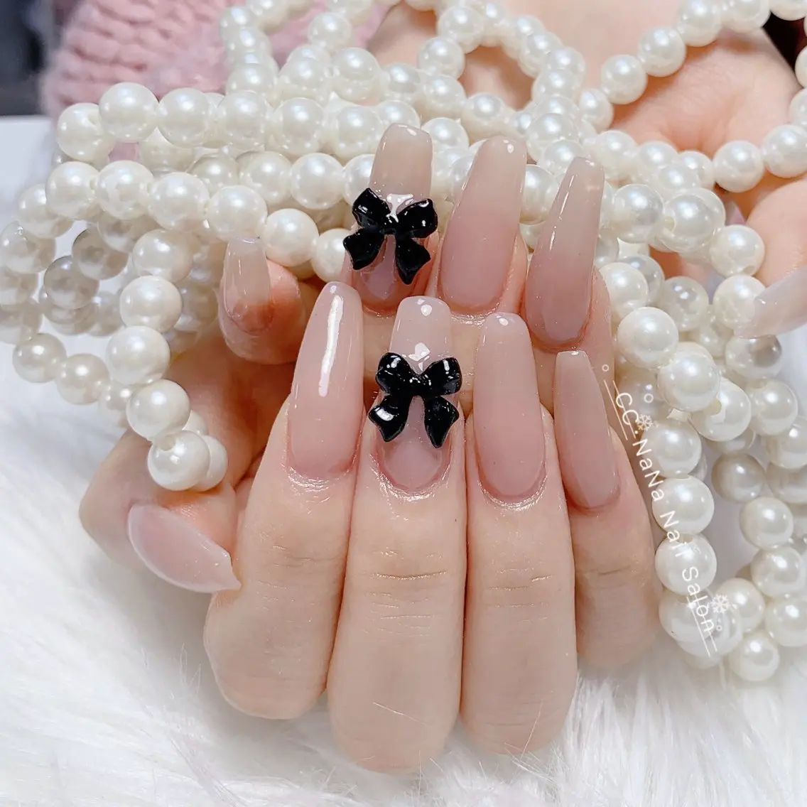 ネイル ハンドネイル 💎CC・NaNa 韓国風ネイル🌙Cのネイルデザイン