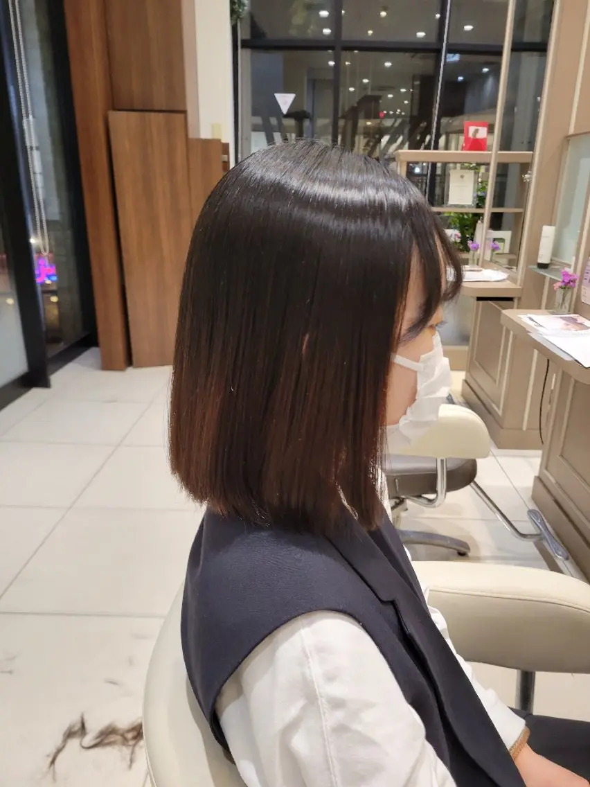 ミディアム ボブ メンズパーマ 渡辺将功のヘアスタイル