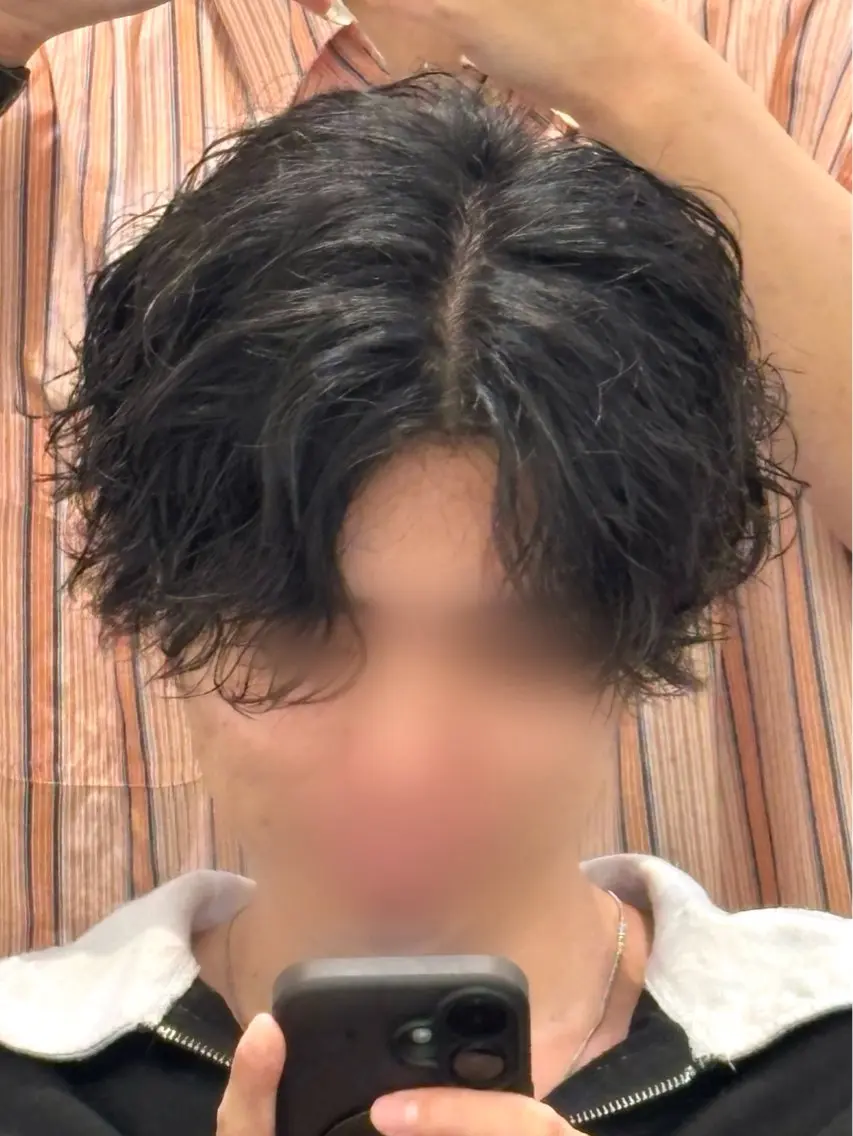 パーマ メンズ カット パーマ 河合 澪のヘアスタイル