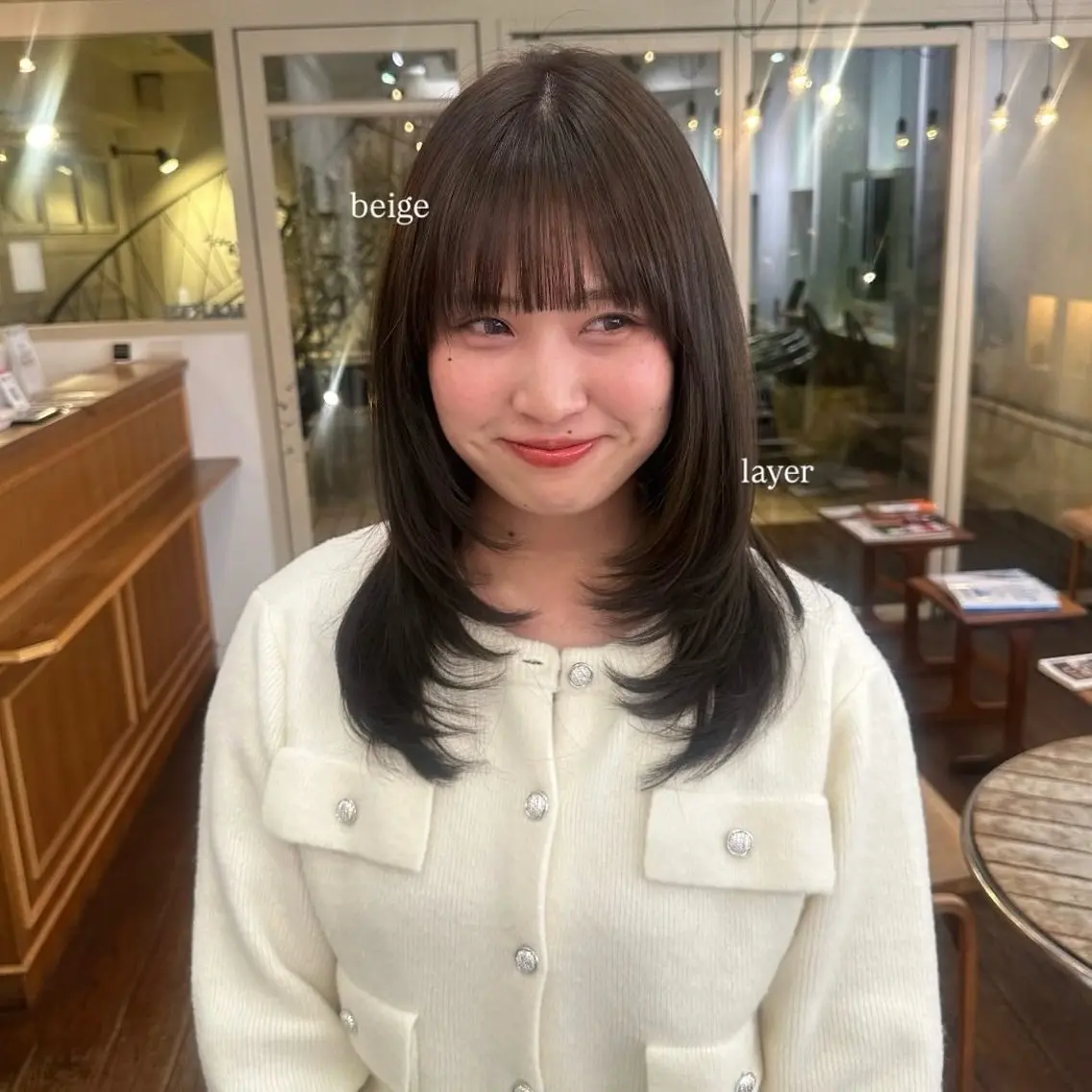 レイヤーカット🫧＆ワンカラー🩷の写真