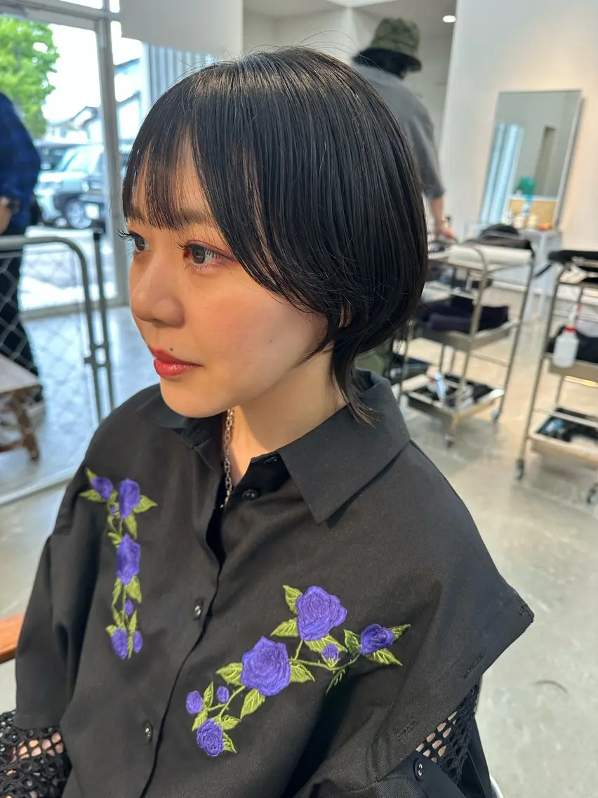 ショート ウルフカット 南 星来のヘアスタイル