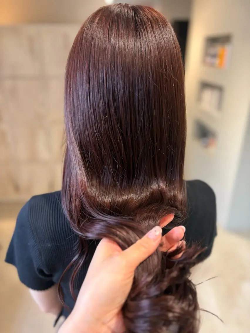 カラー ヘアカラー トリートメント かとう はるかのヘアスタイル