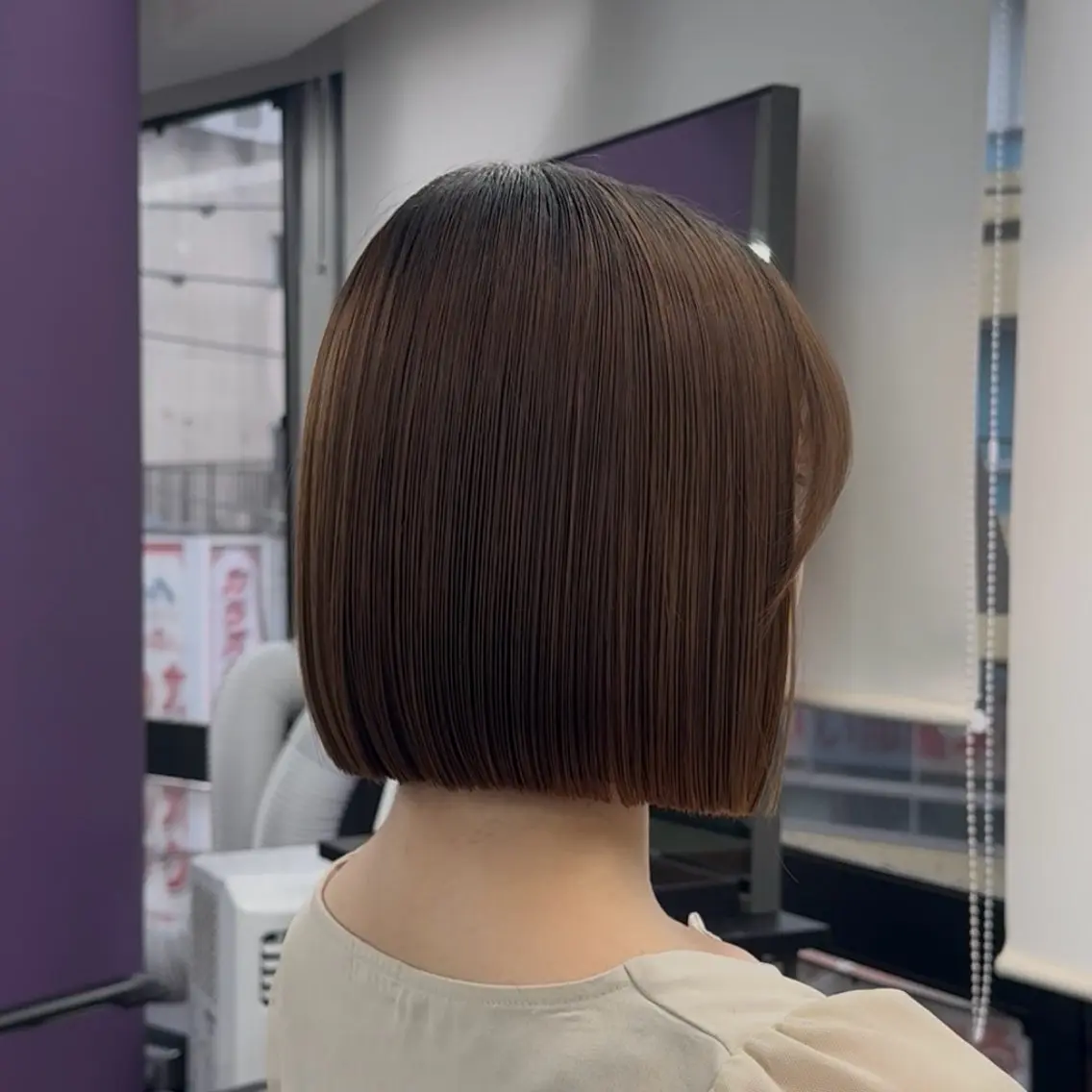 ショート カラー ヘアアレンジ ボブ指名1位/パツッ とボブ/似合わせのヘアスタイル